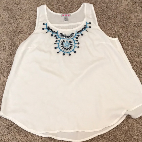 Trixxi Tops - NWOT Beaded Tank
